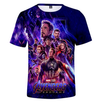 T Shirt men/women marvel Avengers Endgame 3D print t-shirts Short sleeve Harajuku style tshirt tops