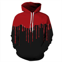 Blood Drip Printing Hooded Hoodies 3D Sweatshirt for Men Women