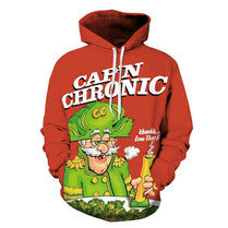 Autumn Christmas personality 3D printing hoodies Sweatshirts
