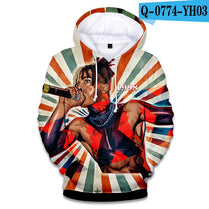 Rapper XXX Tentacion Cotton Hoodies sweatshirts 3D Hip Hop Singer xxxtentacion Uniform mens hoodies Hip Hop sweatshirt