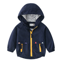 Children Winter Fleece Jackets With Pocket Zipper Toddler Hooded Windbreaker Outerwear Boys Spring Autumn Coats Kids Jackets