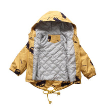 Winter Boys Jackets Child Kids Thick Warm Catoon Cars Hooded Coats Baby Girls Mid-Long Outwear Windbreaker Jackets Clothing