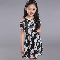 Teenage Girl Dresses Summer Children's Clothing Kids Flower Dress Chiffon Princess Dresses For Age 7 8 9 10 11 12 Years eprolo