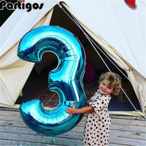 Giant Size 40&42 Inch Blue/Pink Big Number Foil Balloons 0-9 Birthday Wedding Engagement Party Decor Globos Kids Ball Supplies webstore.myshopbox.net