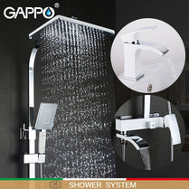 GAPPO white Bathtub Faucets bath tub faucet bath taps basin faucet basin mixer water taps robinet baignoire shower system