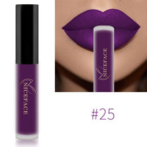 NICEFACE Lip Gloss 34 Colors Nude Matte Liquid Lipstick Mate Waterproof Long Lasting Moisturizing Lipgloss Lip Makeup Cosmetics