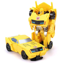 12cm Transformation Robot Kit Toys Transformer 2 in 1 one Step Deformation Optimus Hornets Model Deformed Car Toy for Boy Gift