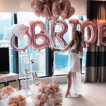 Rose Gold Bride to be Letter Foil Balloon Wedding Bridal Shower Engagement Hen Party Decor Bachelorette Party Supplies webstore.myshopbox.net