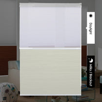 Fashion Day and Night Honeycomb Blinds New Arrival Double Cellular Blinds Shades For living Room Bedroom 50%~100% shading rate webstore.myshopbox.net