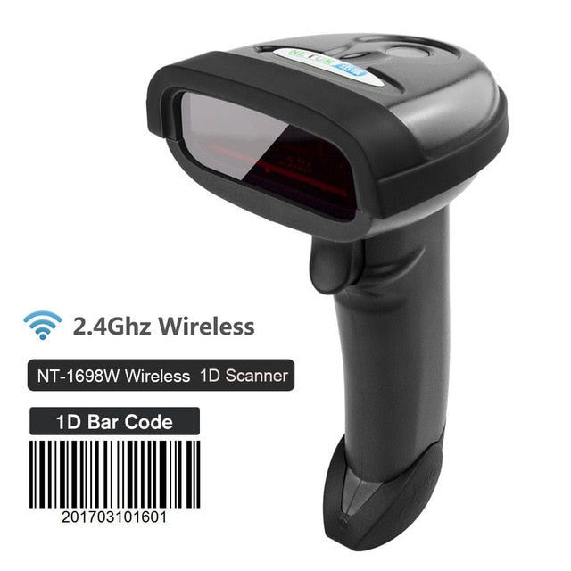 NETUM NT-1698W Handheld Wirelress Barcode Scanner AND NT-1228BL Bluetooth 1D/2D QR Bar Code Reader PDF417 for IOS Android IPAD webstore.myshopbox.net