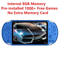 Newest 5.1 inch Handheld Portable Game Console Dual Joystick 8GB preloaded 1000 free games support TV Out video game machine