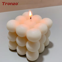 Tronzo Round Magic Cube Candle Soy Wax scented Candle Home Fragrance Geometric Modeling Home Party Decoration Candle