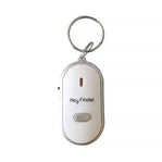 Wireless Whistle Key Finder LED Flashlight Electronic Anti-Theft Ellipse Key Search Anti-Lost Remote Keyfinder Wallet Locator