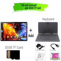 10 inch 2G Phone Call WiFi Tablet Pc Quad Core Android Tablets 1GB RAM 16GB ROM 2.5D Glass Screen 1280x800 Support Dual SIM Card