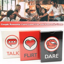 Fun Couple Romantic Card Game Game Deck Talk Or Flirt Or Dare Cards 3 Games Cards Deck Lovely Gift For Couples