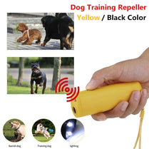 New Dog Repeller Ultrasound Pet Training Anti Barking Control Devices 3 in 1 Stop Bark Deterrents Trainer