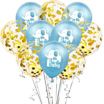 Baby Shower Elephant Foil Ballon Boy Girl Decor Set Oh Baby Latex Baloon Gender Reveal Party  Pregnancy Birthday Party Supplies webstore.myshopbox.net