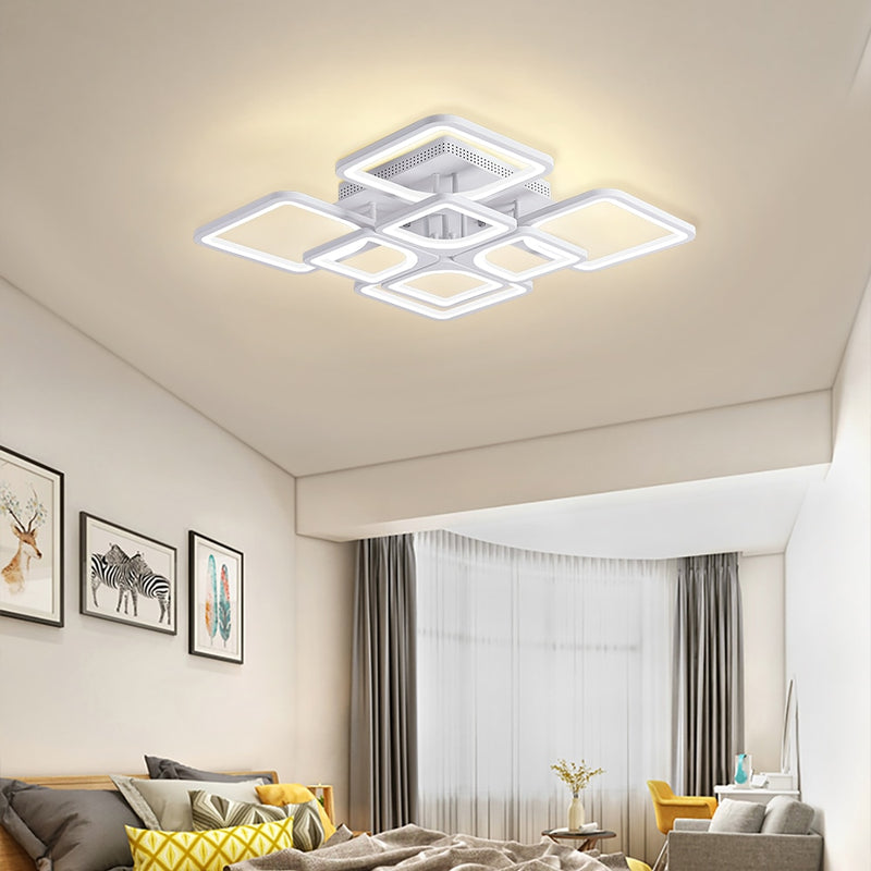 IRALAN LEDs  Chandelier home fixture Modern luster for Living Room Bedroom kitchern Home chandelier white  Lighting model 0126