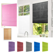 Self-Adhesive Pleated Blind Curtains Half Blackout Bathroom Windows Curtains Shades Window Door