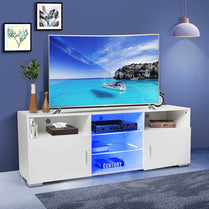 57 inch 6 Grids LED TV Cabinet Home Furnishings TV Stand Cabinet Living Room Furniture High Capacity TV Tables US Shipping