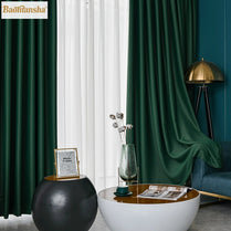 Modern Blackout Curtain For Window Treatment Balckout Curtains High Shading95% Curtains For Living Room Binds Drapes