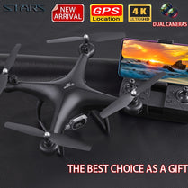 Stars S003 RC Drone 4k Wide Angle HD  Rotatable Camera , Professional Aerial Photography, Gravity Sensor, Advanced Gift,