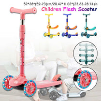 Children Scooter Tricycle Baby Balance Bike Ride On Toys Flash Folding Meter Car Child Toys Ride on Toys