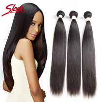 Sleek Brazilian Straight Human Hair Bundles 30 Inches 100% Real Natural Color Remy Human Hair Weave Can buy 3 or 4 Bundles