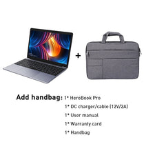 CHUWI HeroBook Pro 14.1Inch Laptop Windows 10 Intel Gemini lake N4000 Dual core 8GB RAM 256GB SSD Full Layout Keyboard