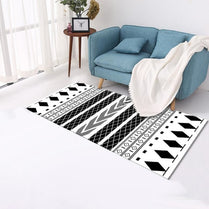 Moroccan Area Rugs Nordic Non-Slip Kitchen Door Mat Living Room Carpets Soft Flannel Bedroom Bedside Blanket Tatami Home Decor
