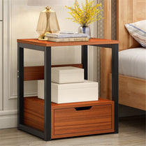 Nordic Style Bedside Table Nightstand End Table Bedroom Locker Storage Cabinet With Drawer Organizer Bedroom Modern Furniture