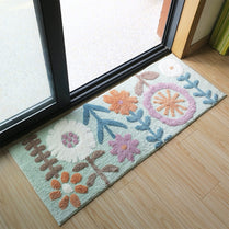 Soft Plush Non-Slip Entrance Door Mat Kitchen Long Strip Area Rugs Living Room Carpet Home Floor Mats