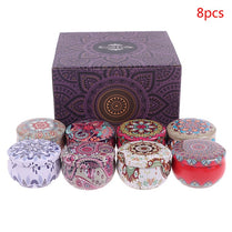 4/8pcs Soy Wax Scented Candles Ethnic Style Fragrance Candles For Travel Home Wedding Birthday Party Decoration Christmas
