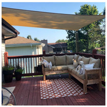 Waterproof Sun Shelter Sunshade Outdoor Canopy Garden Patio Pool Shades Sail Awning Camping Shade Cloth Large Balcony  Patio