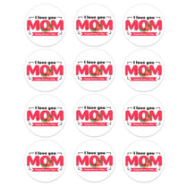 Mother's Day Decorative Stickers Gift Box Bag Seal Labels Self-adhesive DIY Party Stickers Moms Birthday Gift Decor for Mom