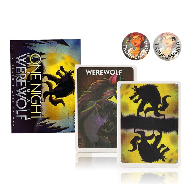 One Night Ultimate Werewolf Board Games fun family Daybreak vampire card Game for kids adult party Gift alien playing cards