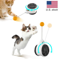 Tumbler Cat Toy with Wheels Automatic Indoor Exercise cat toys interactive Lrregular Rotating Mode Funny not boring cat supplies