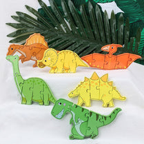 three-dimensional dinosaur puzzle 1-2-3-6 years old boys and girls baby children's educational toys 4 years old