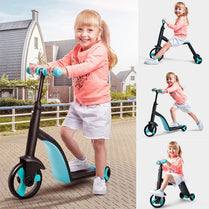 Multi Function Children Scooter Tricycle Baby 3 In 1 Balance Bike Ride On Toys