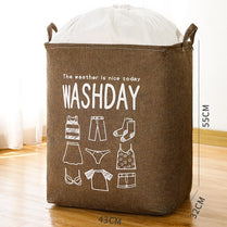 Clothes Storage Container Foldable Laundry Hamper Dirty Clothes Laundry Basket Toys Storage Bucket Clothing Room Organizer