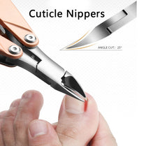 1pc Nail Toenail Cuticle Nippers Edge Cutter Manicure Scissor Plier Pedicure Dead Skin Remover Portable Clipper Foot Care Tool