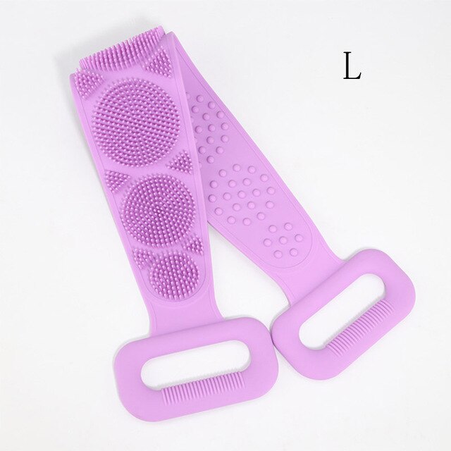 NEW Magic Silicone Brushes Bath Towels Rubbing Back Mud Peeling Body Massage Shower Extended Scrubber Skin Clean Shower Brushes