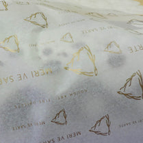 custom printed  logo gift wrapping paper/ Moisture Proof packaging paper/tissue  paper/gold logo