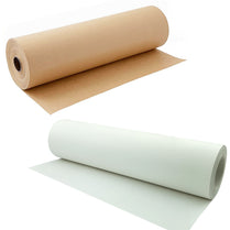 30 Meters Kraft Wrapping Paper Roll for Wedding Birthday Party Gift Flower Poster Wrapping Package Decoration Brown White Paper webstore.myshopbox.net